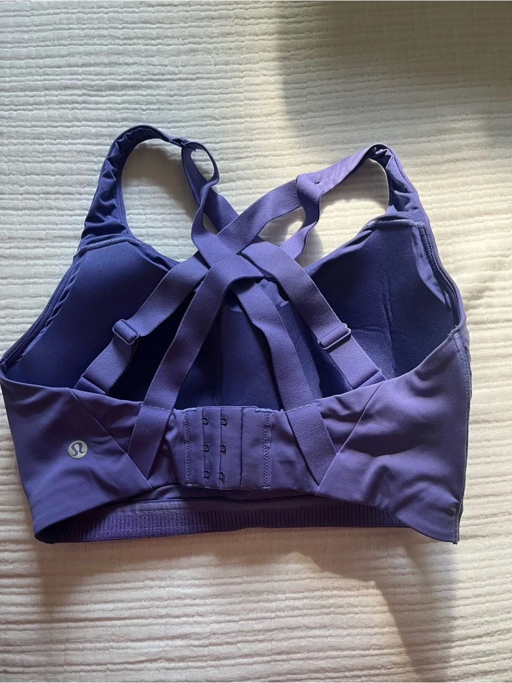 Lululemon Purple Cross-Back Sports Bra
